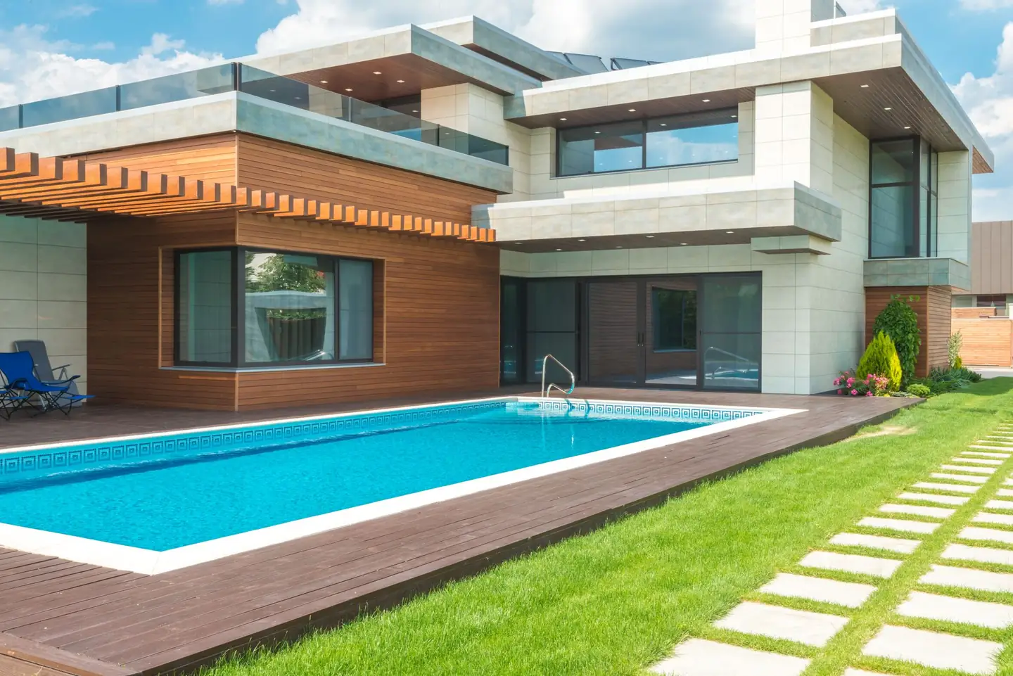 Swimming pool built in Palmers Island, NSW